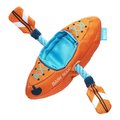 Bark Multicolored Plush OffTrack Kayak Dog Toy 210053